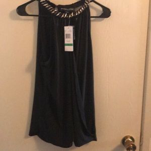 Black chain link neck halter